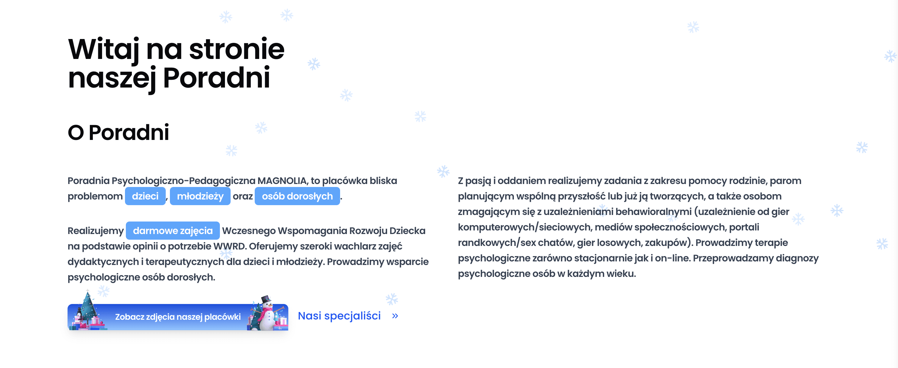 Poradnia Psychologiczno-Pedagogiczna MAGNOLIA